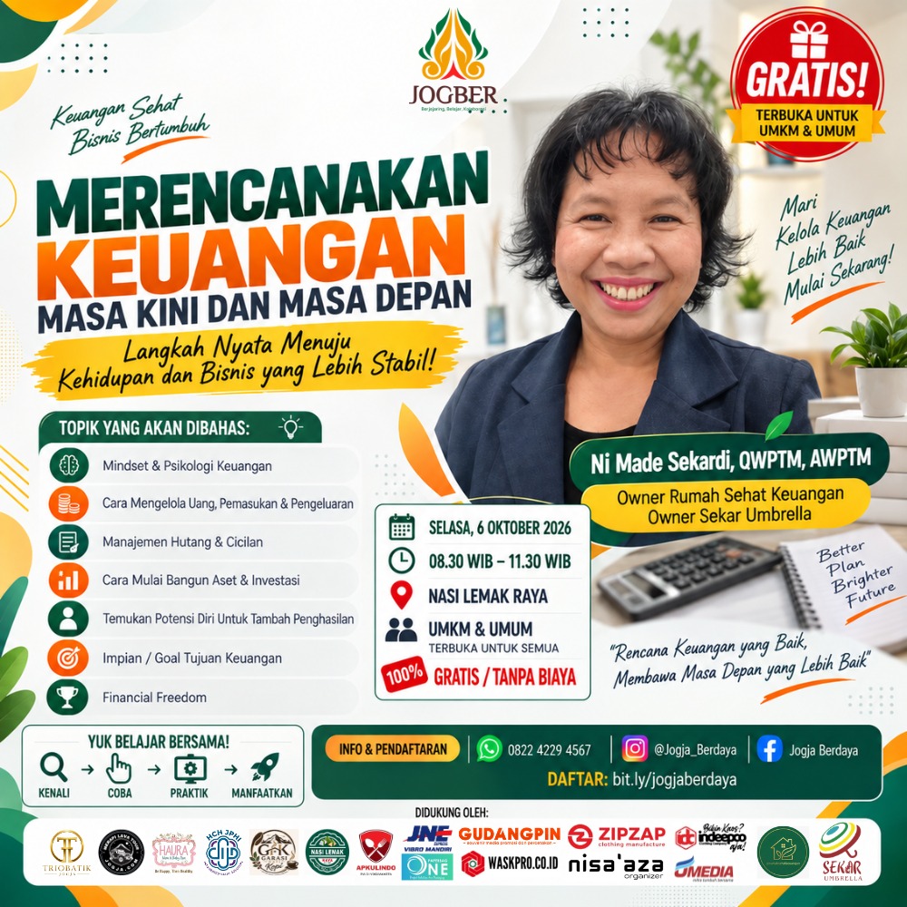 Poster Merencanakan Keuangan Masa Kini dan Masa Depan